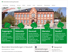 Tablet Screenshot of neustadt-vogtland.de